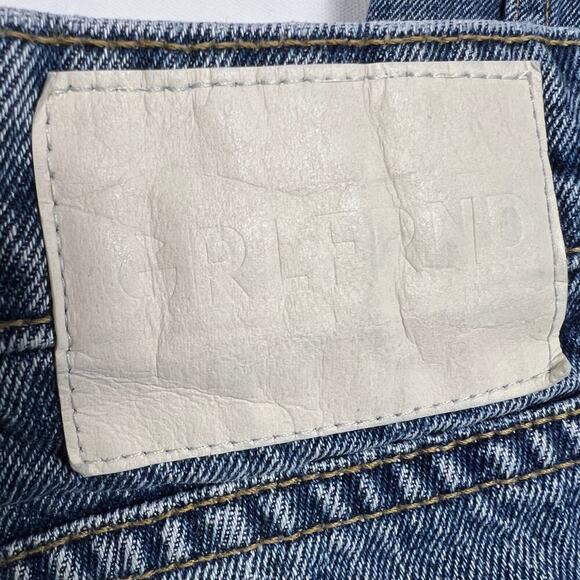 Revolve GRLFRND The Kate Low Rise Slim Crop Jeans Y2K Hidden Hills Wash Size 24 - Picture 13 of 14